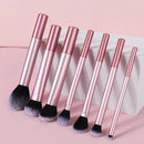 Conjunto De Pincéis De Maquiagem De 7 Peças , Kit De Ferramentas Para Sombra Corretivo Em Pó Solto Blush
