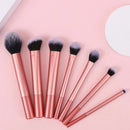 Conjunto De Pincéis De Maquiagem De 7 Peças , Kit De Ferramentas Para Sombra Corretivo Em Pó Solto Blush