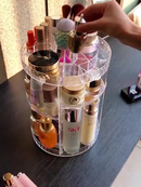 Organizador De Cosmético Maquiagem Acrílico Giratório 360º