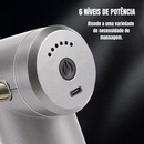 Pistola De Massagem Eletrica Profissional Massageador Cabeça Portatil Corporal Muscular
