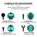Pistola De Massagem Eletrica Profissional Massageador Cabeça Portatil Corporal Muscular