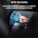 Pistola De Massagem Eletrica Profissional Massageador Cabeça Portatil Corporal Muscular
