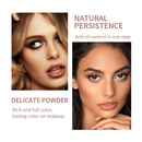 Seis-cores Eyeshadow Earth Color Smoky Makeup Pearlescent Matte Milk Tea Paleta de Maquiagem Feminina Estudante