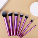 Conjunto De Pincéis De Maquiagem De 7 Peças , Kit De Ferramentas Para Sombra Corretivo Em Pó Solto Blush