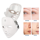 Máscara De Fóton LED De 7 Cores , Ferramenta Facial De Beleza Antienvelhecimento Para Cuidados Com A Pele