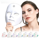 Máscara De Fóton LED De 7 Cores , Ferramenta Facial De Beleza Antienvelhecimento Para Cuidados Com A Pele