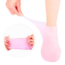 1 Par Meias Cuidados Com Os Pés Spa Uso Doméstico Novo Silicone Calcanhar Gel Hidratante Pé Rachado