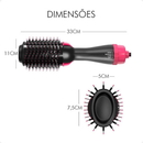 Escova Secadora One Step 220V 4em1, Escova Ar Quente Alisa e Modela Cabelo | Envio Imediato