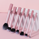Kit 7 Pincéis de Maquiagem Profissional | Olhos, Blush e Corretivo