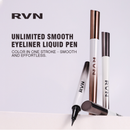 RVN Delineador líquido em caneta, à prova d'água, resistente a manchas, longa duração, secagem rápida, maquiagem de