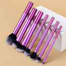 Kit 7 Pincéis de Maquiagem Profissional | Olhos, Blush e Corretivo